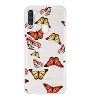PrintiFy Samsung Galaxy A11 ile Uyumlu 1mm Slim Fit Water Color 2 Baskılı Şeffaf  Kılıf