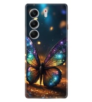 Camon 40 4G Kılıf Boutique Baskılı Resimli Rengarenk Kelebek Pcode -097
