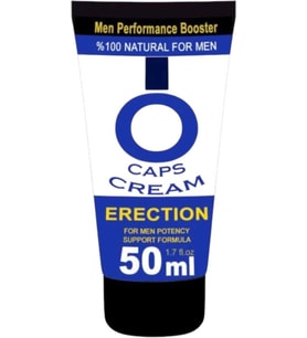 O Caps Cream Cream Booster Erkeklere Özel Hareketlendirici Sertlik Kremi 50 Ml