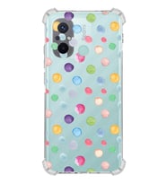 PrintiFy Xiaomi Redmi 12C Uyumlu Water Color 6 Baskılı Şeffaf Köşe Korumalı Antişok Kılıf