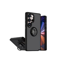 Galaxy S26 Montreal Yüzüklü Silikon Kapak - Siyah