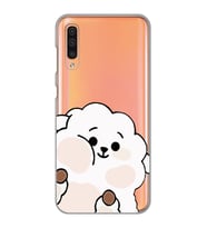 Samsung Galaxy A50 - A30S Uyumlu Sevimli Karakter Tasarımlı Şeffaf Telefon Kılıfı