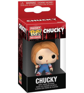 Funko Pop! Anahtarlık: Korku - Chucky Franchise Yenilik Anahtarlık - Koleksiyon Mini Figür - Çorap D