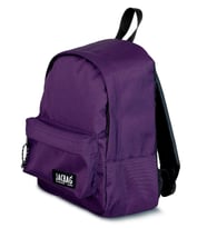 Jacbag Classic Kids - İki Bölmeli Ufak Günlük Mor Sırt Çantası - Jac-34 - Kadın/Kız Çocuk (Çok Renkli)