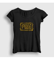 Presmono Kadın Siyah Ammo Pubg T-Shirt 29880tt