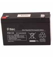 Ttec Plus 6V-12Ah Bakımsız Kuru Akü