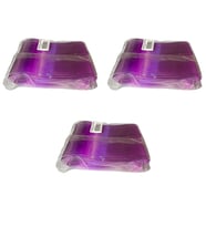 Plastik Şeffaf Mor Sup Kaşık - Tatlı Dondurma Kaşığı - 12.5 Cm. - 50 Adetlik 3 Paket