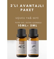 2'li Avantajlı Set Lavanta & Tarçın Saf Aromaterapi Uçucu Yağı 15 ml Nemlendirici Cilt Ve Saç Bakımı (15 ML)