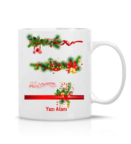Yılbaşı Hediyesi Yeni yıl Hediyesi Çay Kahve Kupa Bardak-Happy christmas-Mutlu yıllar-2024-012
