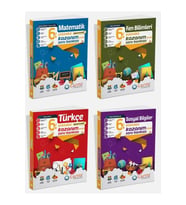 Çanta Yayınları Çanta Yayınları 6. Sınıf Kazanım Soru Bankası 4’lü Set( Türkçe, Sosyal, Matematik, Fen) (Çok Renkli)
