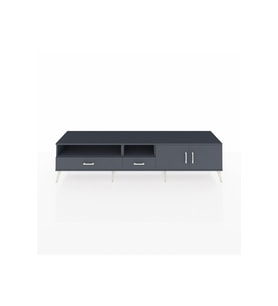 Hyperion TV Ünitesi 3 Raflı 2 Çekmeceli 2 Kapaklı 220x44x51 Antrasit-Antrasit