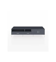 Hyperion TV Ünitesi 3 Raflı 2 Çekmeceli 2 Kapaklı 220x44x51 Antrasit-Antrasit