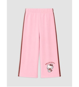 LCW baby Pembe Hello Kitty Baskılı Kız Çocuk Eşofman Altı