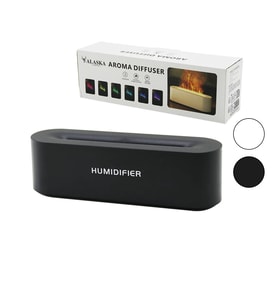 DİKDÖRGEN 150ML USB ŞARJLI - RENKLİ LEDLİ IŞIK HAVA NEMLENDİRİCİ BUHAR MAKİNE - KOKU GİDERİCİ GO-53-vice
