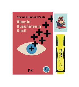 Olumlu Düşünmenin Gücü - Norman Vincent Peale - 9789759961138 - Sarı Fosforlu Kalem - Defterli Seti