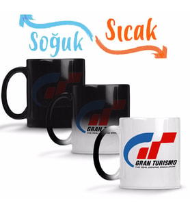 Gran Turismo Sihirli Kupa Bardak Porselen