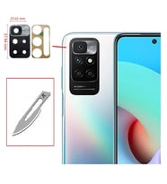 Tkgz Xiaomi Redmi 10 Arka Kamera CAM Lensi + Bistüri Ucu