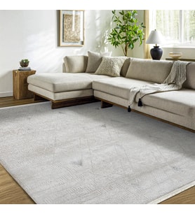 Makine Kaymaz Yıkanabilir Beyaz Dokulu Triko Salon Halısı Mutfak Halısı Koridor Halısı Yolluk Grey
