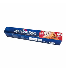 Roll-Up Yağlı Fırın Tepsi Pişirme Kızartma Kağıdı - 42x37 Cm. - 16 Yaprak -1 Kutu