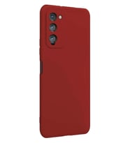 Tecno Camon 18 Premier Kılıf Kamera Korumalı Silikon Rubber Arka Kapak (Kırmızı)