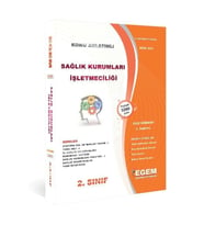 Egem Yayınları Aöf Sağlık Kurumları Işletmeciliği 2 Sınıf Güz Dön. 3dön. Konu+soru (Çok Renkli)