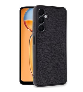 Samsung Galaxy S24 Fe Kılıf Aras Deri Kapak - Siyah