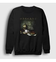 Presmono Unisex Siyah Centuries Haggard Sweatshirt 79518tt