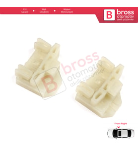 Audi A4 B5 VW Polo MK3 6N Passat B5 Skoda Superb MK1 8D0837462 İçin Ön Sağ Cam Kriko Kılavuz Klipsi