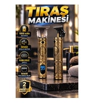 Kablosuz Şarjlı Tıraş Makinesi – 1800 mAh Batarya, Sessiz Güçlü Motor