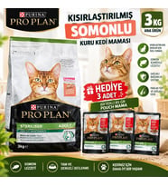 Pro Plan Kısırlaştırılmış Somonlu Kuru Kedi Mamasi 3 Kg+Hediyeli