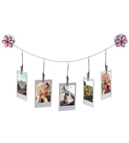 Instax Çiçek Vantuzlu 5 Kıskaçlı Resim Şeridi