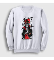 Presmono Unisex Beyaz Genjutsu Uchiha Itachi Anime Naruto Sweatshirt 317771tt
