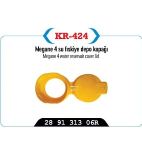 Su Fıskıye Depo Kapagı Megane Iv 289131306r