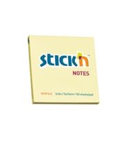 Gıpta Hopax Stickn 21007 Yapışkanlı Not Kağıdı 100 Yaprak 76x76 Mm Sarı (12 Koçan)