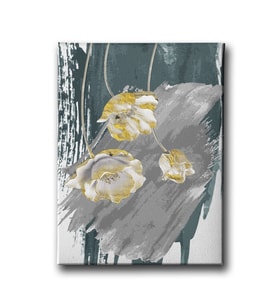 Modern Çiçek Canvas Tablo MİND349