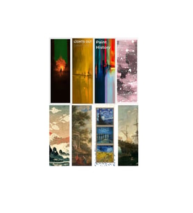 8'li Ayraç Seti- Art  Hediyelik Kitap Ayracı 8 adet!