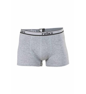 Relax Pamuklu Esnek Erkek Boxer Gri - 1268A
