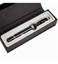 Kişiye Özel Kutulu Gold Detaylı Roller Kalem