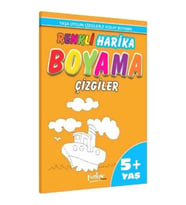 Renkli Harika Boyama Çizgiler (5+Yaş)
