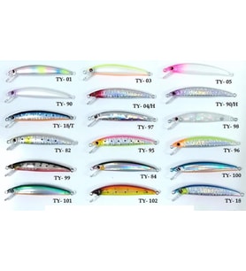 SAFİR Turko 70mm 3.8gr 30- 80 Derinlik Sahte Balık TY-90