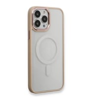 iPhone 13 Pro Kılıf Room Magneticsafe Silikon - Pudra
