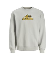 Jack & Jones 12262094 Jcomountain Logo Sweat Crew Neck Gri