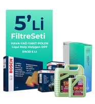 BOSCH Kia Ceed 1.6 Dizel Filtre Bakım Seti Liqui Moly Motor Yağlı (2012-2018) 5 Li
