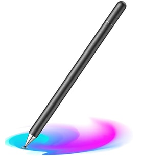 Dokunmatik Passive Stylus Kalem Tablet Telefon Bilgisayar Kalemi 2 in 1 (Siyah)