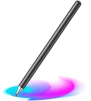Dokunmatik Passive Stylus Kalem Tablet Telefon Bilgisayar Kalemi 2 in 1 (Siyah)