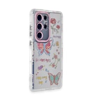 Samsung Galaxy S23 Ultra Kılıf Reflexion Desenli Kapak - Desen 8