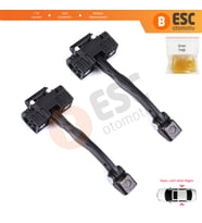 BMW 5 Serisi F10 F11 F18 LCI 2009-2017 51227182019 İçin 2 EA Arka Sağ ve Sol Kapı Gergi Yayı