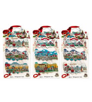 İstanbul Temalı Silikon Buzdolapı Süsü Magnet 3'lü Set Alk5811