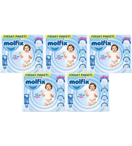 Molfix Bebek Bezi Beden:6 (15+KG) Extra Large 190 Adet Mega Fırsat Pk