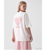 LCW Kids Ekru Loose Fit Baskılı Kız Çocuk Tişört